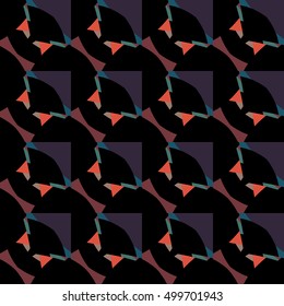 Abstract geometric pattern. Textile printing, web design, Identity, wallpaper.
