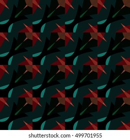 Abstract geometric pattern. Textile printing, web design, Identity, wallpaper.