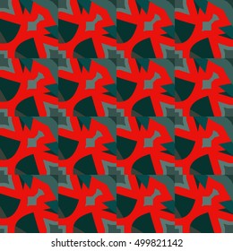 Abstract geometric pattern. Textile printing, web design, Identity, wallpaper.