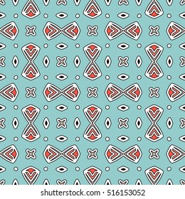 Abstract geometric pattern. Textile printing, web design, Identity, wallpaper.