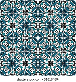 Abstract geometric pattern. Textile printing, web design, Identity, wallpaper.