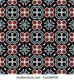 Abstract geometric pattern. Textile printing, web design, Identity, wallpaper.