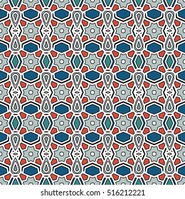 Abstract geometric pattern. Textile printing, web design, Identity, wallpaper.