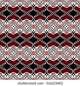 Abstract geometric pattern. Textile printing, web design, Identity, wallpaper.