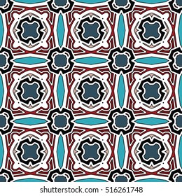 Abstract geometric pattern. Textile printing, web design, Identity, wallpaper.