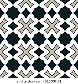 Abstract geometric pattern. Textile printing, web design, Identity, wallpaper.