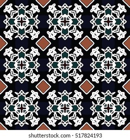 Abstract geometric pattern. Textile printing, web design, Identity, wallpaper.