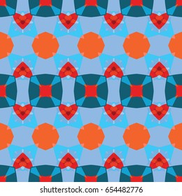Abstract geometric pattern. Textile printing, web design, Identity, wallpaper.
