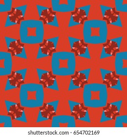 Abstract geometric pattern. Textile printing, web design, Identity, wallpaper.