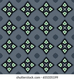 Abstract geometric pattern. Textile printing, web design, Identity, wallpaper.