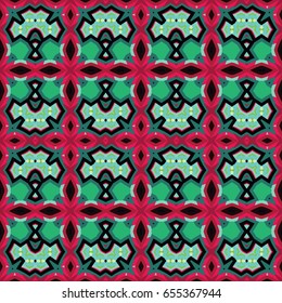 Abstract geometric pattern. Textile printing, web design, Identity, wallpaper.