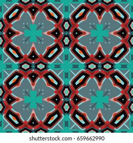 Abstract geometric pattern. Textile printing, web design, Identity, wallpaper.