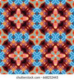 Abstract geometric pattern. Textile printing, web design, Identity, wallpaper.