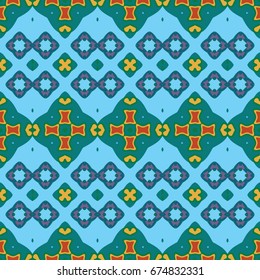 Abstract geometric pattern. Textile printing, web design, Identity, wallpaper.