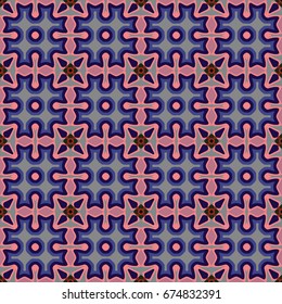 Abstract geometric pattern. Textile printing, web design, Identity, wallpaper.