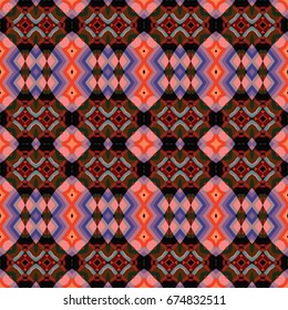 Abstract geometric pattern. Textile printing, web design, Identity, wallpaper.