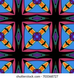Abstract geometric pattern. Textile printing, web design, Identity, wallpaper.