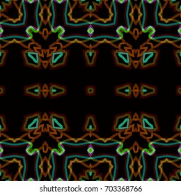 Abstract geometric pattern. Textile printing, web design, Identity, wallpaper.