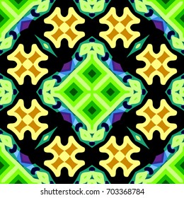 Abstract geometric pattern. Textile printing, web design, Identity, wallpaper.