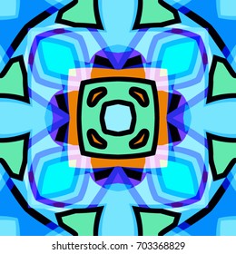 Abstract geometric pattern. Textile printing, web design, Identity, wallpaper.