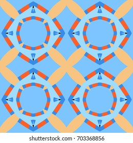 Abstract geometric pattern. Textile printing, web design, Identity, wallpaper.