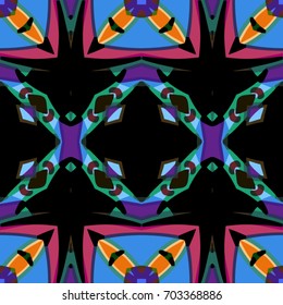 Abstract geometric pattern. Textile printing, web design, Identity, wallpaper.