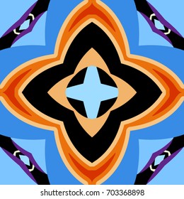 Abstract geometric pattern. Textile printing, web design, Identity, wallpaper.