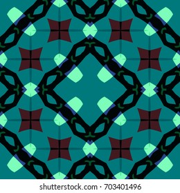 Abstract geometric pattern. Textile printing, web design, Identity, wallpaper.