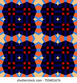Abstract geometric pattern. Textile printing, web design, Identity, wallpaper.