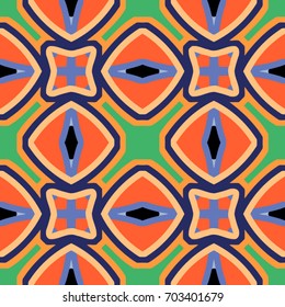 Abstract geometric pattern. Textile printing, web design, Identity, wallpaper.