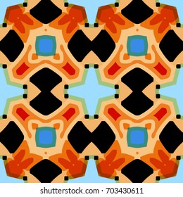 Abstract geometric pattern. Textile printing, web design, Identity, wallpaper.