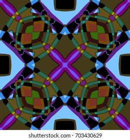 Abstract geometric pattern. Textile printing, web design, Identity, wallpaper.
