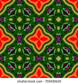 Abstract geometric pattern. Textile printing, web design, Identity, wallpaper.