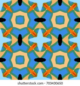 Abstract geometric pattern. Textile printing, web design, Identity, wallpaper.
