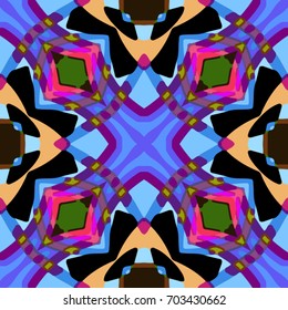 Abstract geometric pattern. Textile printing, web design, Identity, wallpaper.