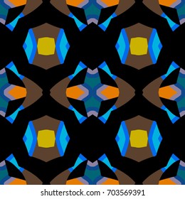 Abstract geometric pattern. Textile printing, web design, Identity, wallpaper.