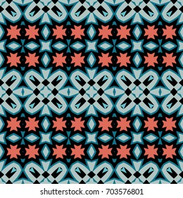 Abstract geometric pattern. Textile printing, web design, Identity, wallpaper.