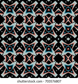 Abstract geometric pattern. Textile printing, web design, Identity, wallpaper.