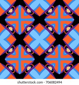 Abstract geometric pattern. Textile printing, web design, Identity, wallpaper.