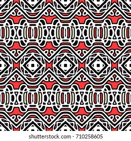 Abstract geometric pattern. Textile printing, web design, Identity, wallpaper.