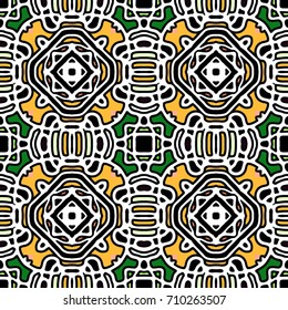 Abstract geometric pattern. Textile printing, web design, Identity, wallpaper.