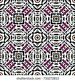 Abstract geometric pattern. Textile printing, web design, Identity, wallpaper.
