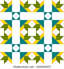 Abstract geometric pattern for textiles, interior design, for book design, website background