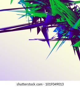 Abstract geometric pattern, texture. Random, chaotic pattern element