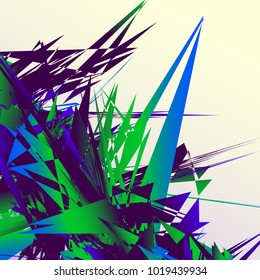 Abstract geometric pattern, texture. Random, chaotic pattern element