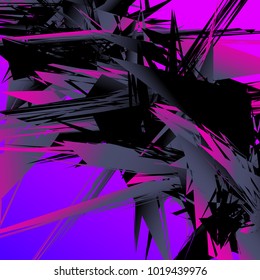 Abstract geometric pattern, texture. Random, chaotic pattern element