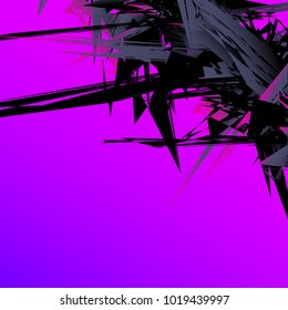 Abstract geometric pattern, texture. Random, chaotic pattern element