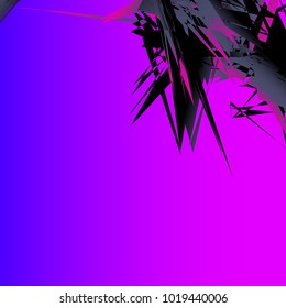 Abstract geometric pattern, texture. Random, chaotic pattern element