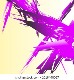 Abstract geometric pattern, texture. Random, chaotic pattern element