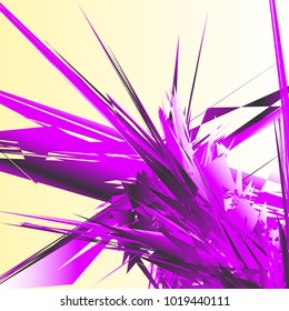 Abstract geometric pattern, texture. Random, chaotic pattern element